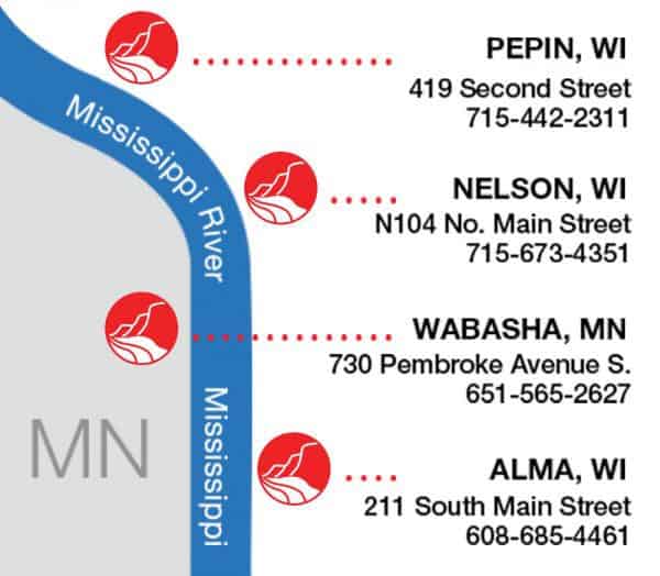 Bank of Alma Community Bank in Alma Pepin Nelson & Wabasha